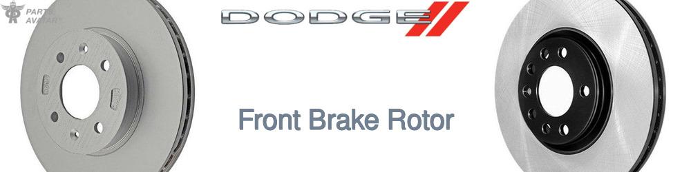 Discover Dodge Front Brake Rotors For Your Vehicle