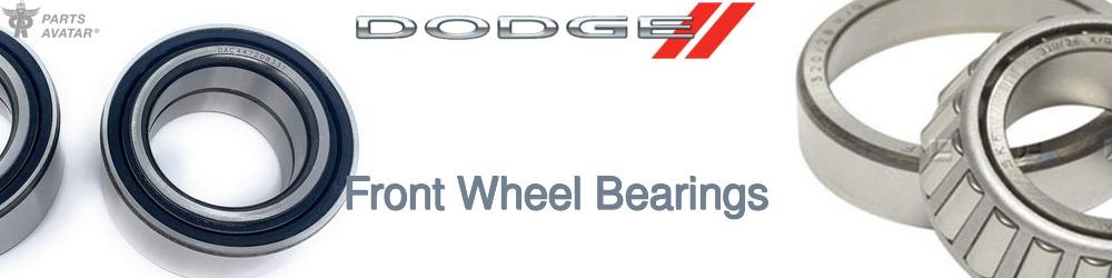 Discover Dodge Front Wheel Bearings For Your Vehicle