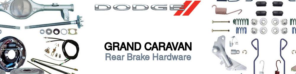 Dodge Grand Caravan Rear Brake Hardware