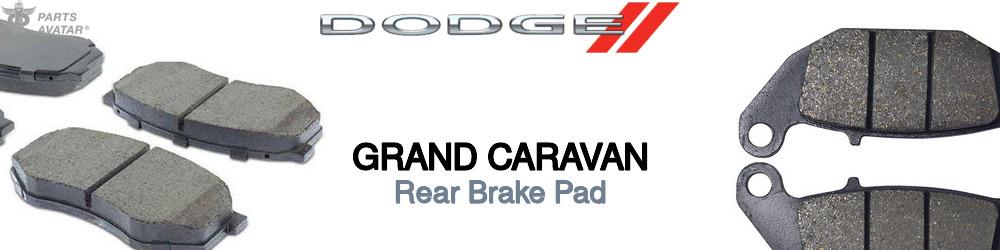 Discover Dodge Grand caravan Rear Brake Pads For Your Vehicle