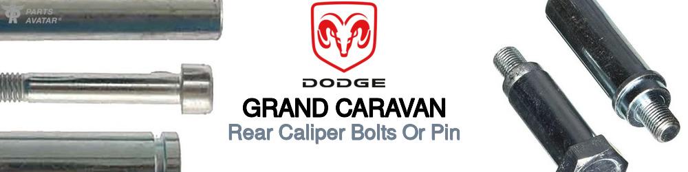Discover Dodge Grand caravan Caliper Guide Pins For Your Vehicle