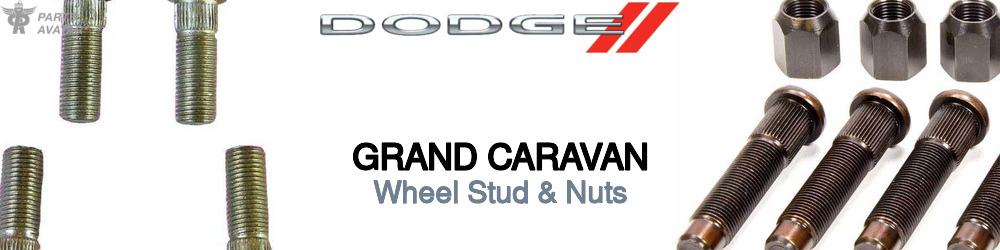 Discover Dodge Grand Caravan Wheel Stud & Nuts For Your Vehicle