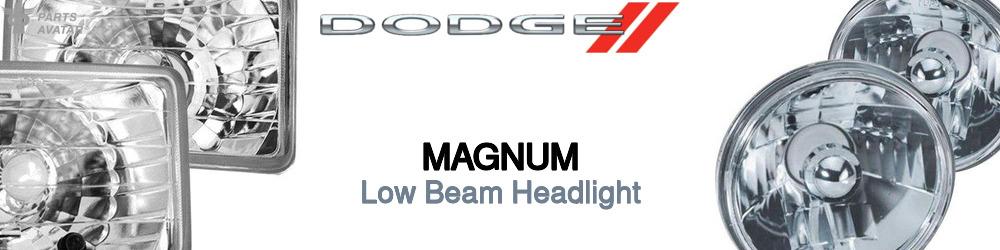 Discover Dodge Magnum Low Beam Bulbs For Your Vehicle