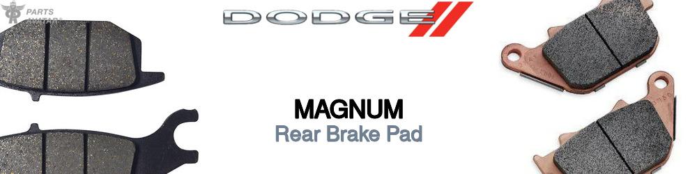 Discover Dodge Magnum Rear Brake Pads For Your Vehicle