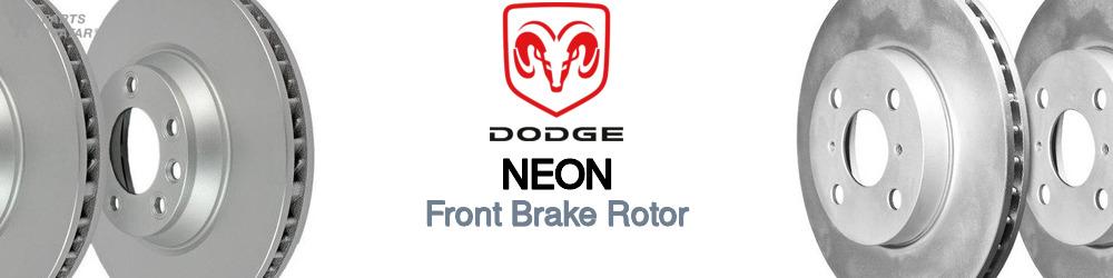 Discover Dodge Neon Front Brake Rotors For Your Vehicle
