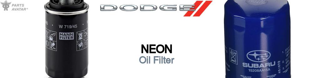 Discover Dodge Neon Engine Oil Filters For Your Vehicle