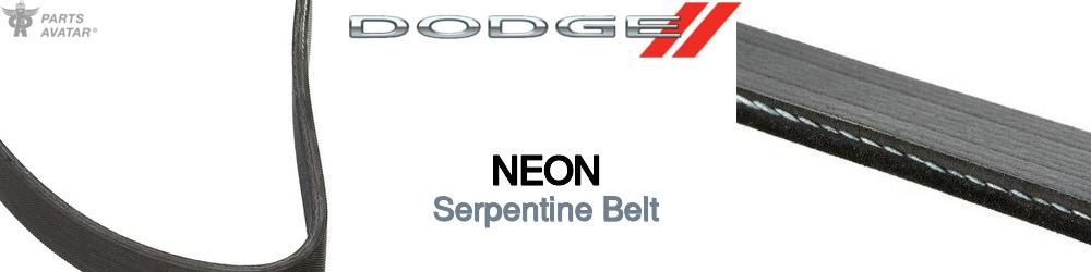 Discover Dodge Neon Serpentine Belts For Your Vehicle