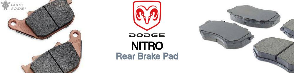 Discover Dodge Nitro Rear Brake Pads For Your Vehicle