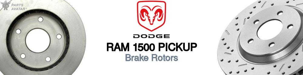 Discover Dodge Ram 1500 pickup Brake Rotors For Your Vehicle