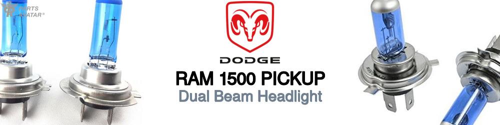 Discover Dodge Ram 1500 pickup High and Low Beams Bulbs For Your Vehicle