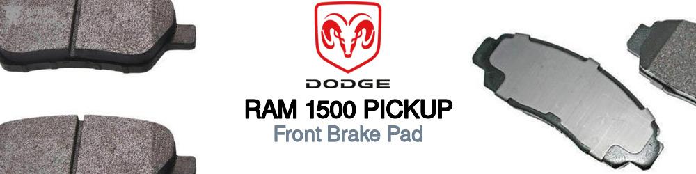 Discover Dodge Ram 1500 pickup Front Brake Pads For Your Vehicle