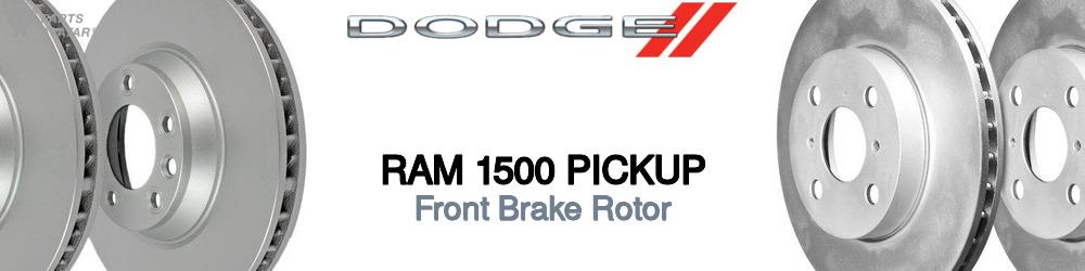 Discover Dodge Ram 1500 pickup Front Brake Rotors For Your Vehicle
