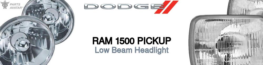 Discover Dodge Ram 1500 pickup Low Beam Bulbs For Your Vehicle