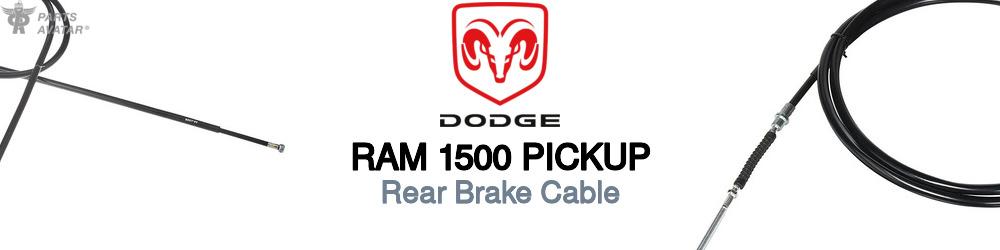 Discover Dodge Ram 1500 pickup Rear Brake Cable For Your Vehicle