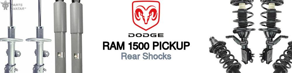 Discover Dodge Ram 1500 pickup Rear Shocks For Your Vehicle