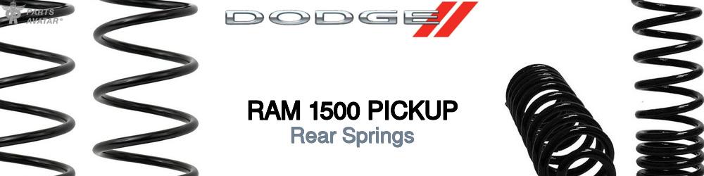Discover Dodge Ram 1500 pickup Rear Springs For Your Vehicle
