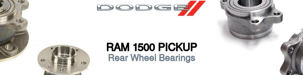 Discover Dodge Ram 1500 pickup Rear Wheel Bearings For Your Vehicle
