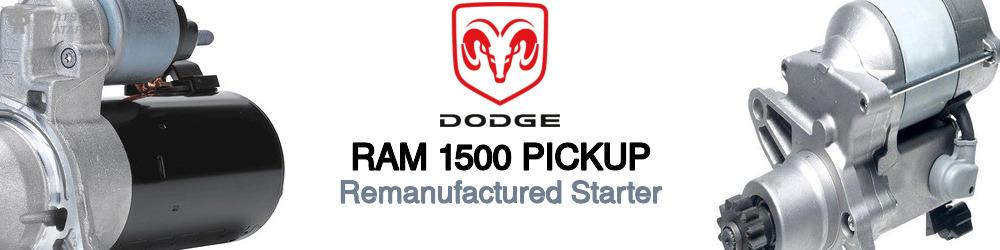 Discover Dodge Ram 1500 pickup Starter Motors For Your Vehicle