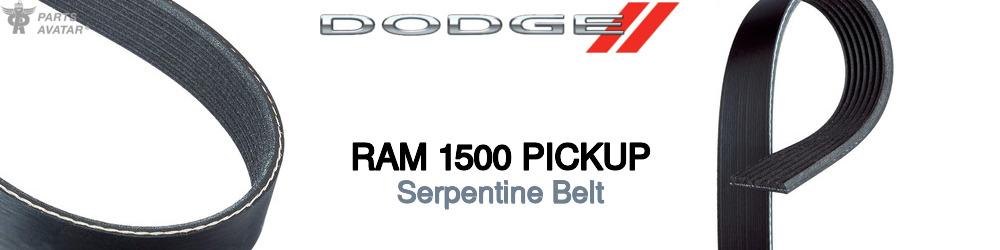 Discover Dodge Ram 1500 pickup Serpentine Belts For Your Vehicle