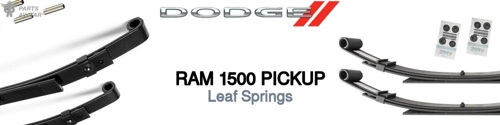 Discover Dodge Ram 1500 pickup Leaf Springs For Your Vehicle