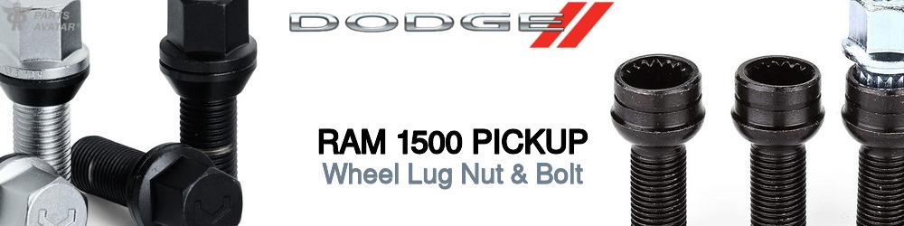Discover Dodge Ram 1500 pickup Wheel Lug Nut & Bolt For Your Vehicle