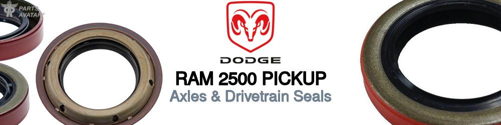 Discover Dodge Ram 2500 pickup Axle Seals For Your Vehicle