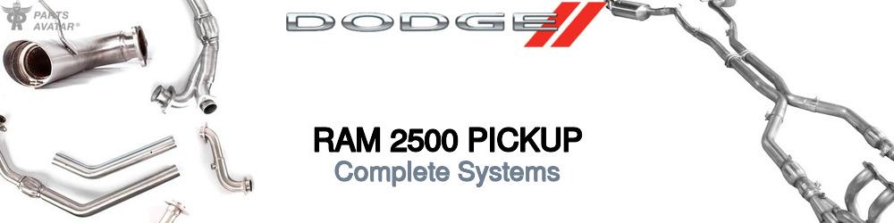 Discover Dodge Ram 2500 pickup Complete Systems For Your Vehicle
