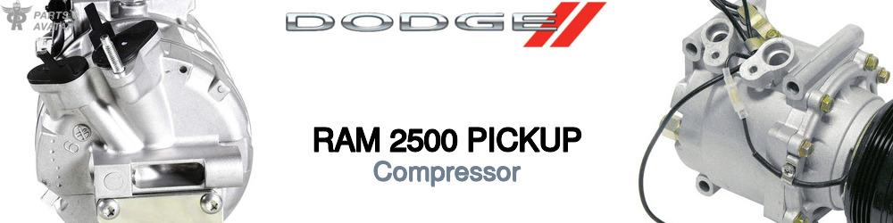 Discover Dodge Ram 2500 pickup AC Compressors For Your Vehicle