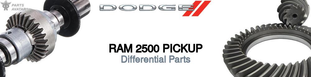 Discover Dodge Ram 2500 pickup Differential Parts For Your Vehicle