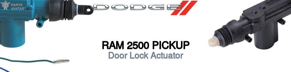 Discover Dodge Ram 2500 pickup Door Lock Actuator For Your Vehicle