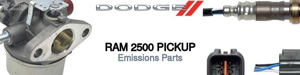 Discover Dodge Ram 2500 pickup Emission Parts For Your Vehicle