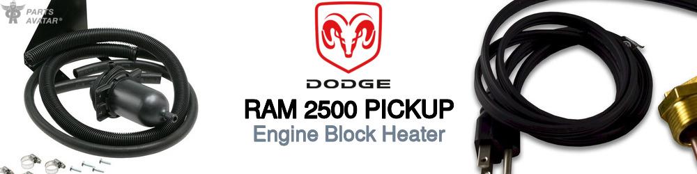 Discover Dodge Ram 2500 pickup Engine Block Heaters For Your Vehicle