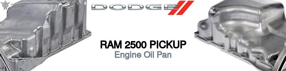 Discover Dodge Ram 2500 pickup Oil Pans For Your Vehicle