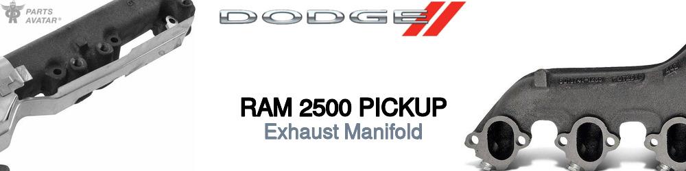 Discover Dodge Ram 2500 pickup Exhaust Manifolds For Your Vehicle