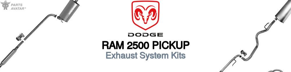 Discover Dodge Ram 2500 pickup Cat Back Exhausts For Your Vehicle