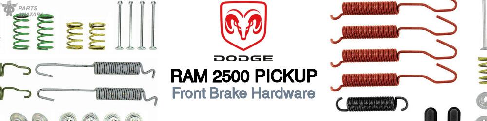 Dodge Ram 2500 Front Brake Hardware