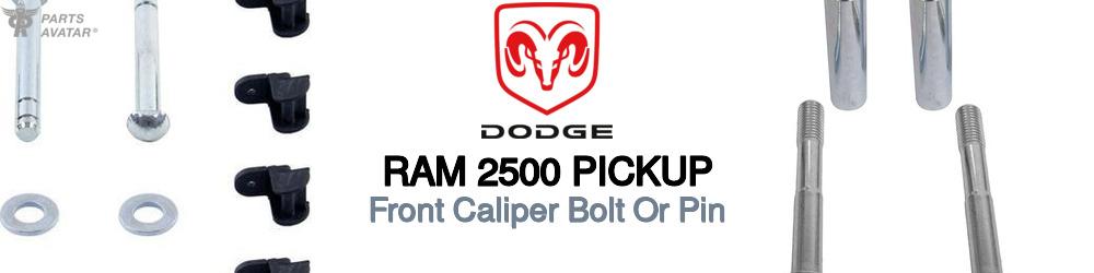 Dodge Ram 2500 Front Caliper Bolt Or Pin