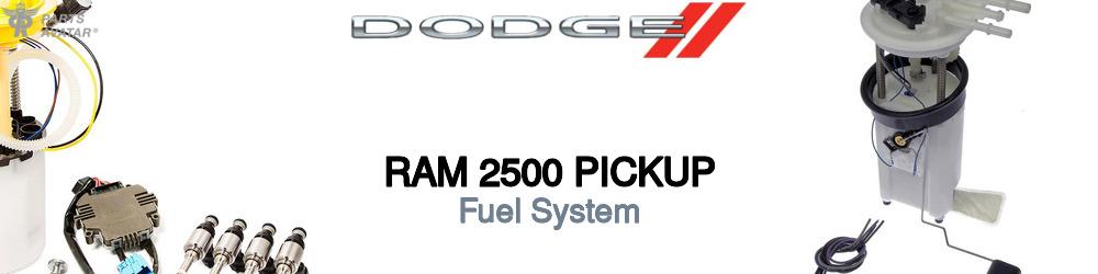 Discover Dodge Ram 2500 pickup Fuel Filters For Your Vehicle