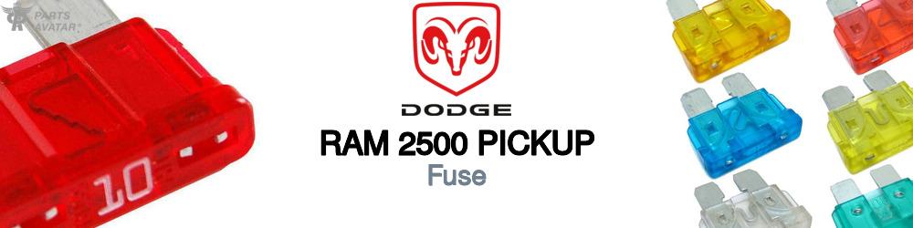 Discover Dodge Ram 2500 pickup Fuses For Your Vehicle