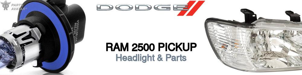 Discover Dodge Ram 2500 pickup Headlight Components For Your Vehicle