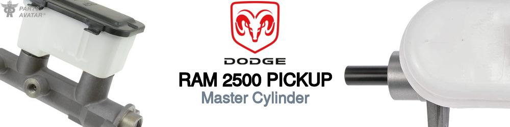 Discover Dodge Ram 2500 pickup Master Cylinders For Your Vehicle