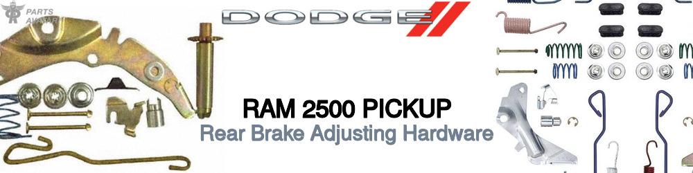 Dodge Ram 2500 Rear Brake Adjusting Hardware