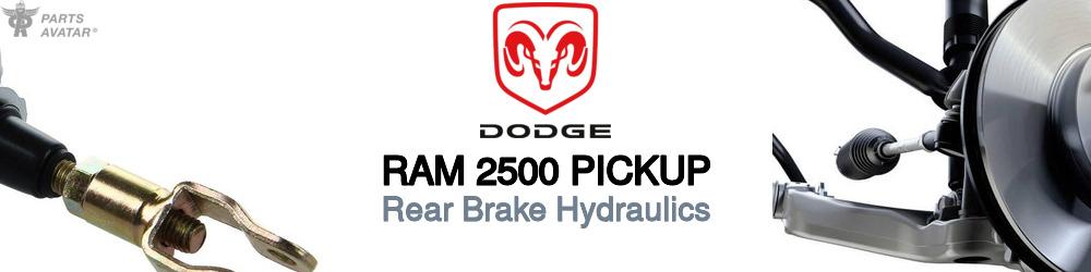 Dodge Ram 2500 Rear Brake Hydraulics