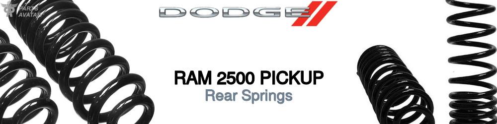 Dodge Ram 2500 Rear Springs