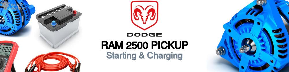 Discover Dodge Ram 2500 pickup Starting & Charging For Your Vehicle