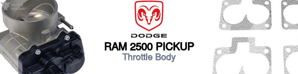 Discover Dodge Ram 2500 pickup Throttle Body For Your Vehicle