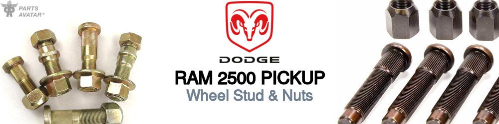 Discover Dodge Ram 2500 Wheel Stud & Nuts For Your Vehicle