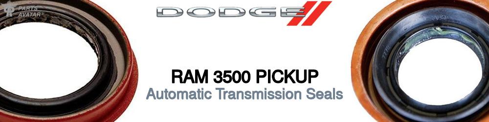 Discover Dodge Ram 3500 pickup Transmission Seals For Your Vehicle