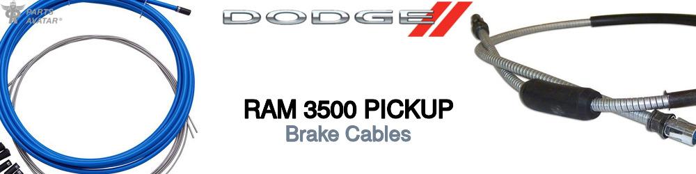 Discover Dodge Ram 3500 pickup Brake Cables For Your Vehicle