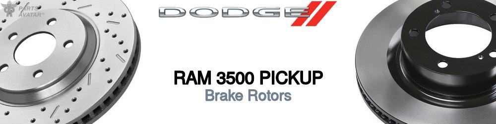 Discover Dodge Ram 3500 pickup Brake Rotors For Your Vehicle